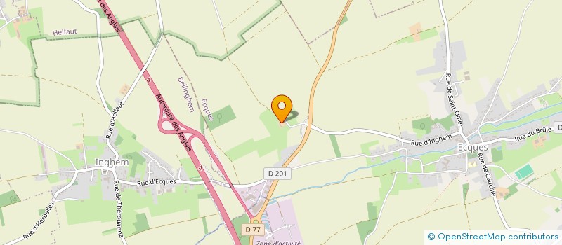 localisation de l'entreprise MADAME DANIELE DELATTRE  ECQUES