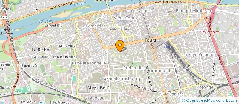 localisation de l'entreprise MADAME DANIELE DELETANG  TOURS