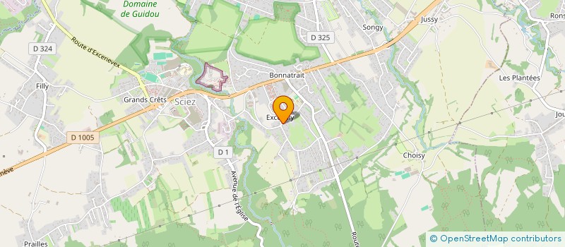 localisation de l'entreprise MADAME DANIELE DELORY  SCIEZ