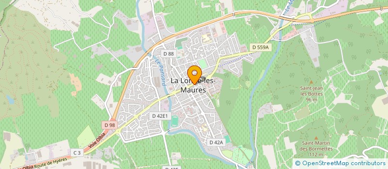 localisation de l'entreprise MADAME DANIELE DEMARSY  LA LONDE-LES-MAURES