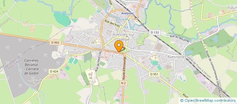 localisation de l'entreprise MADAME DANIELE DEMOULIN à AVESNES-SUR-HELPE