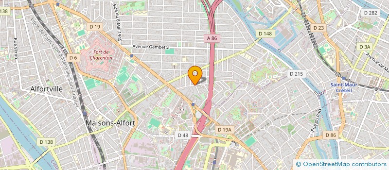 localisation de l'entreprise MADAME DANIELE DENIAU  MAISONS-ALFORT
