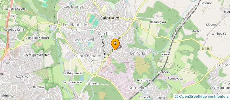 localisation de l'entreprise MADAME DANIELE DERIAN  SAINT-AVE