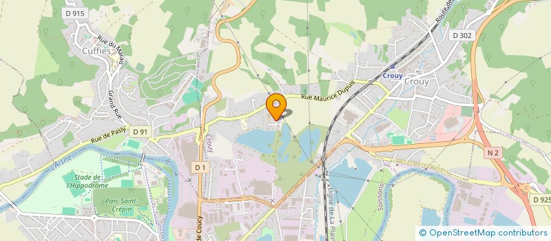 localisation de l'entreprise MADAME DANIELE DI LODOVICO  CROUY