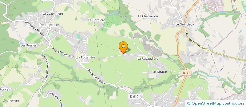 localisation de l'entreprise MADAME DANIELE DORY  POLLIONNAY