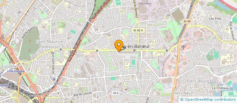 localisation de l'entreprise MADAME DANIELE DOVERGNE à MONS-EN-BARŒUL