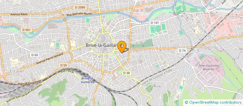 localisation de l'entreprise MADAME DANIELE DRISSI  BRIGNAC-LA-PLAINE