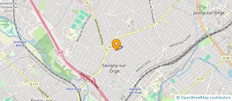 localisation de l'entreprise MADAME DANIELE DUBOSC à SAVIGNY-SUR-ORGE