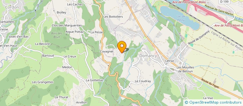 localisation de l'entreprise MADAME DANIELE DUMAZ  DOMANCY