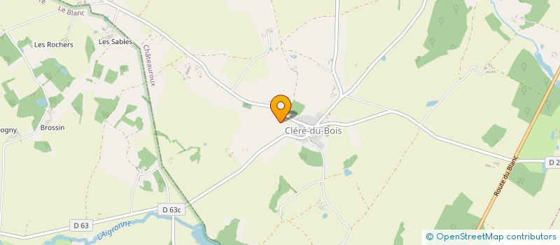 localisation de l'entreprise MADAME DANIELE DUMONT à CLERE-DU-BOIS