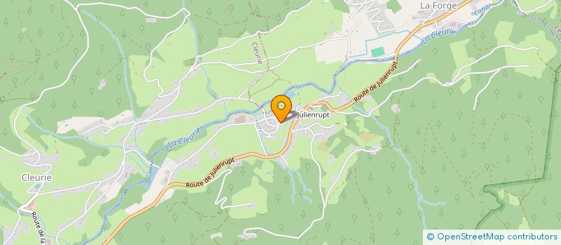 localisation de l'entreprise MADAME DANIELE DURY  LE SYNDICAT