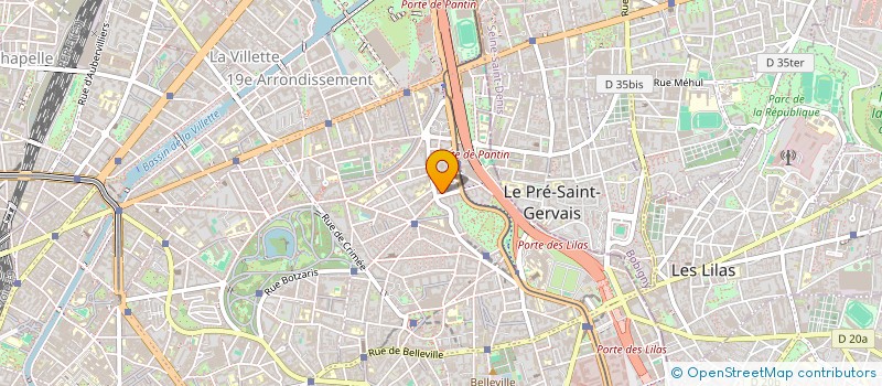 localisation de l'entreprise MADAME DANIELE ELPHEGE  PARIS