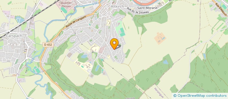 localisation de l'entreprise MADAME DANIELE ESTERMANN  ALTKIRCH