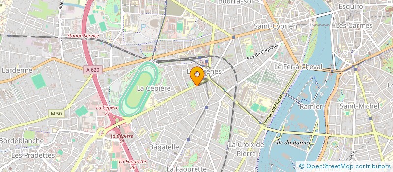 localisation de l'entreprise MADAME DANIELE ETOURNEAU à TOULOUSE