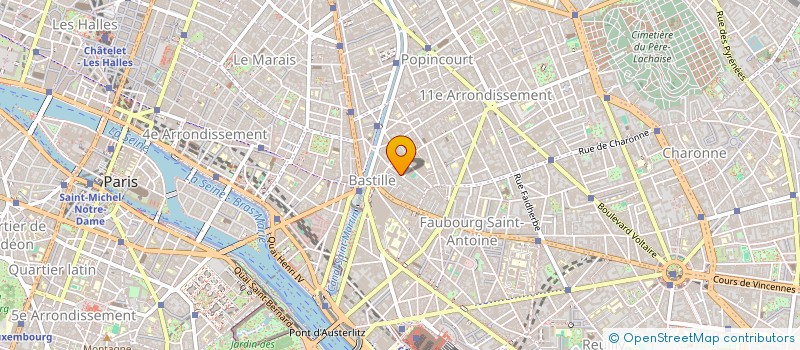 localisation de l'entreprise MADAME DANIELE EVENNOU  PARIS