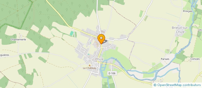 localisation de l'entreprise MADAME DANIELE FAUCONNIER  CHIZE