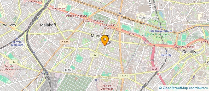 localisation de l'entreprise MADAME DANIELE FAUVEL à MONTROUGE
