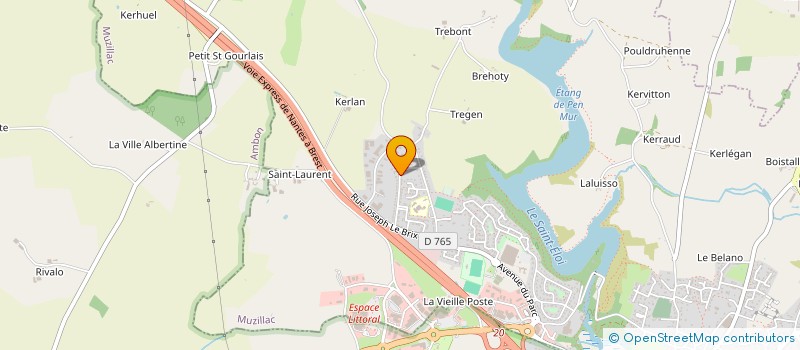 localisation de l'entreprise MADAME DANIELE FAVREAU  MUZILLAC