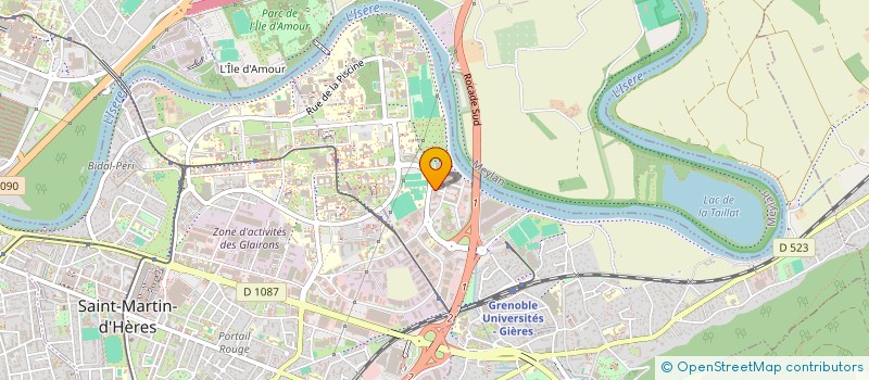 localisation de l'entreprise MADAME DANIELE FELIX  GIERES