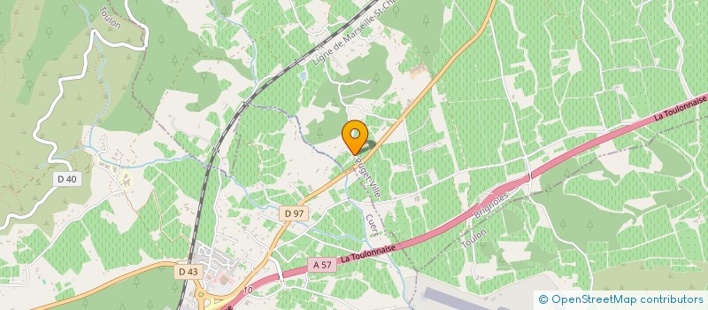 localisation de l'entreprise MADAME DANIELE FERRARO  PUGET-VILLE