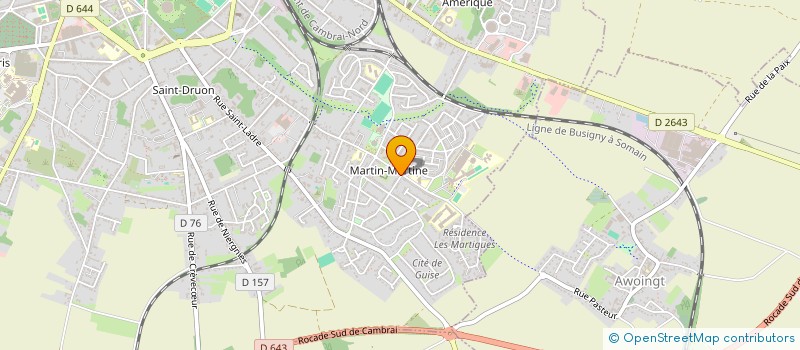 localisation de l'entreprise MADAME DANIELE FOULON  CAMBRAI