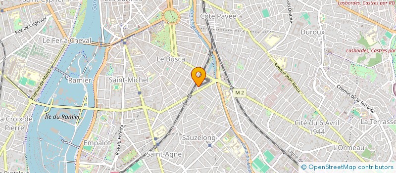 localisation de l'entreprise MADAME DANIELE FOURNIL à TOULOUSE