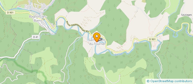 localisation de l'entreprise MADAME DANIELE GABET  MONT LOZERE ET GOULET