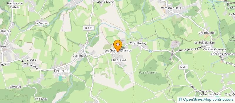 localisation de l'entreprise MADAME DANIELE GAGNEUX  FETERNES