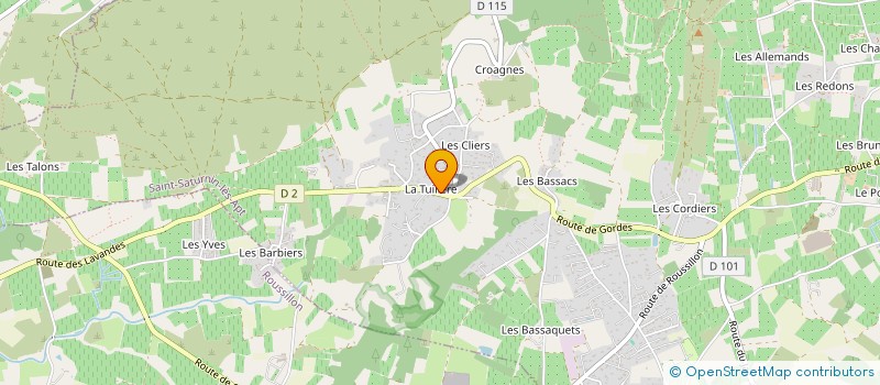 localisation de l'entreprise MADAME DANIELE GAILLARD  SAINT-SATURNIN LES APT