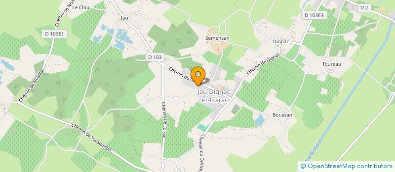 localisation de l'entreprise MADAME DANIELE GALLIER à JAU-DIGNAC-ET-LOIRAC