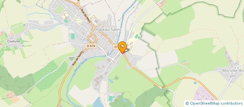 localisation de l'entreprise MADAME DANIELE GARRIGUES  CHATEAU-SALINS