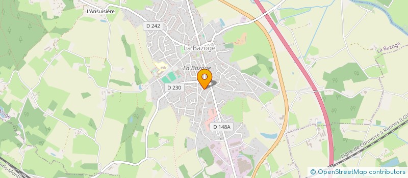 localisation de l'entreprise MADAME DANIELE GASNIER  LA BAZOGE