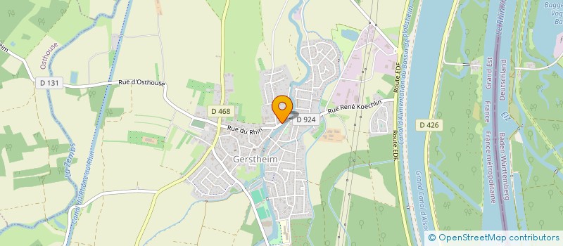 localisation de l'entreprise MADAME DANIELE GASSER  GERSTHEIM