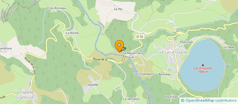 localisation de l'entreprise MADAME DANIELE GAY  LE LAC-D'ISSARLES