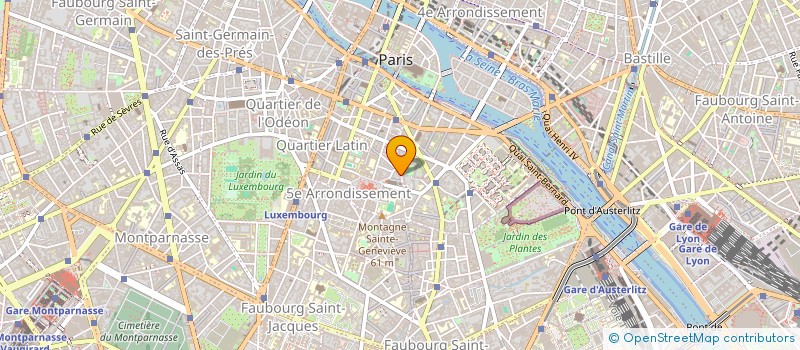 localisation de l'entreprise MADAME DANIELE GELY à PARIS