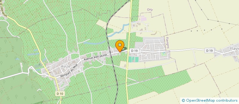 localisation de l'entreprise MADAME DANIELE GENTIL  AVIZE