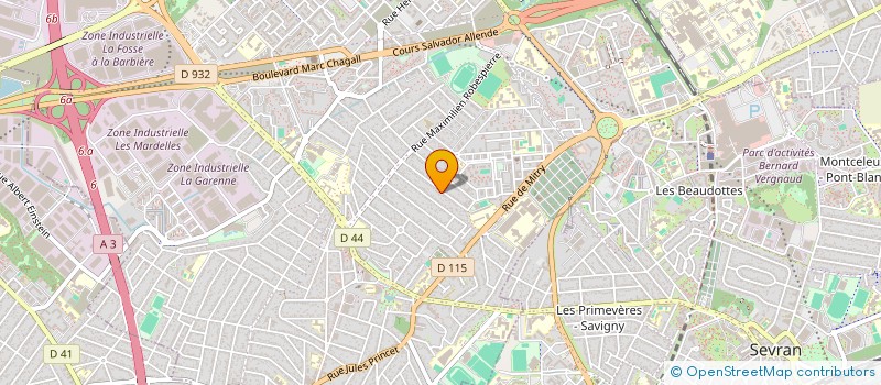 localisation de l'entreprise MADAME DANIELE GENTY à AULNAY-SOUS-BOIS