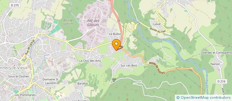 localisation de l'entreprise MADAME DANIELE GERARD à ANNECY