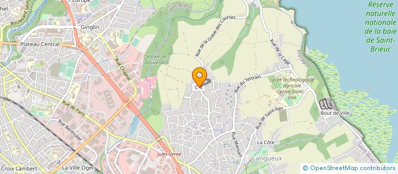 localisation de l'entreprise MADAME DANIELE GICQUEL  LANGUEUX