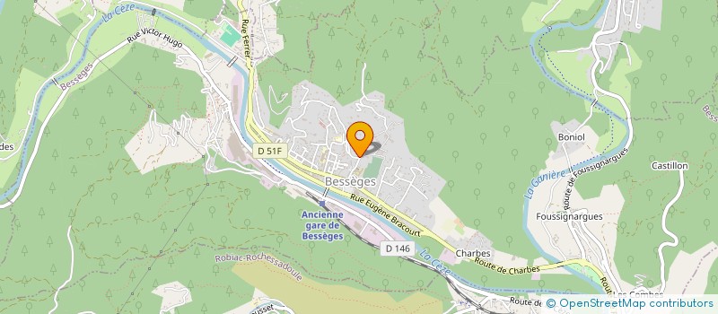 localisation de l'entreprise MADAME DANIELE GIGNOL  BESSEGES