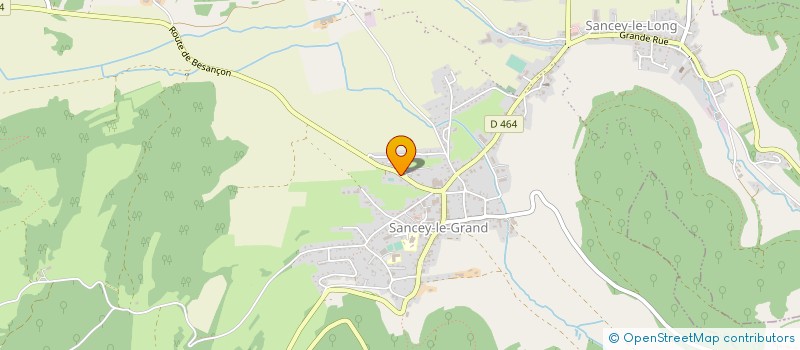 localisation de l'entreprise MADAME DANIELE GIRARDET  SANCEY