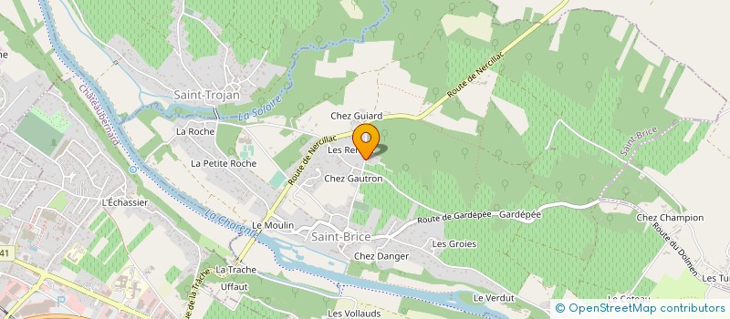 localisation de l'entreprise MADAME DANIELE GIRAUD à SAINT-BRICE