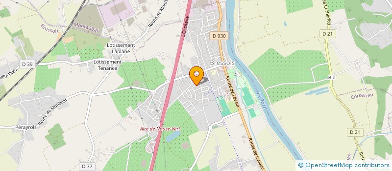 localisation de l'entreprise MADAME DANIELE GLEYE  BRESSOLS