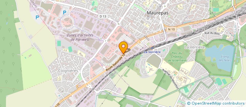 localisation de l'entreprise MADAME DANIELE GONCALVES DE OLIVEIRA à COIGNIERES