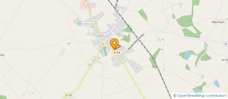localisation de l'entreprise MADAME DANIELE GREGOIRE  LATHUS-SAINT-REMY