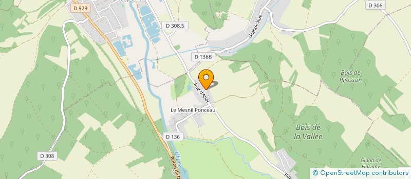 localisation de l'entreprise MADAME DANIELE GROUARD  VILLEMEUX-SUR-EURE