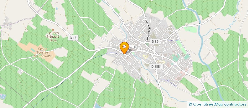 localisation de l'entreprise MADAME DANIELE GUELLE  SERVIAN