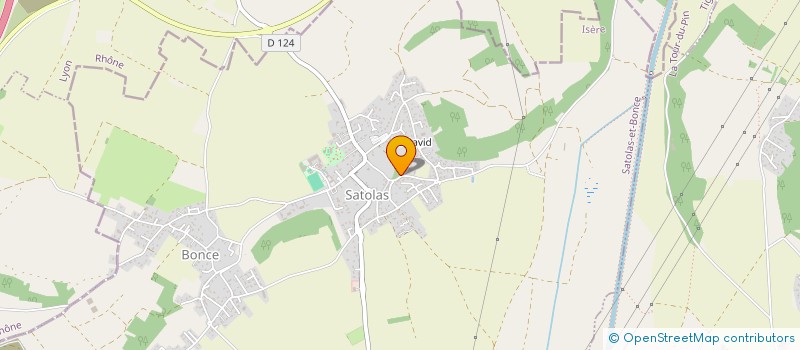 localisation de l'entreprise MADAME DANIELE GUILLAND  SATOLAS-ET-BONCE