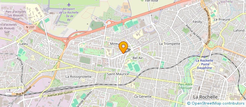 localisation de l'entreprise MADAME DANIELE HILAIRET  LA ROCHELLE