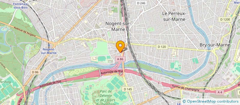 localisation de l'entreprise MADAME DANIELE IRAZU à NOGENT SUR MARNE